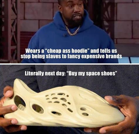 fake yeezy meme